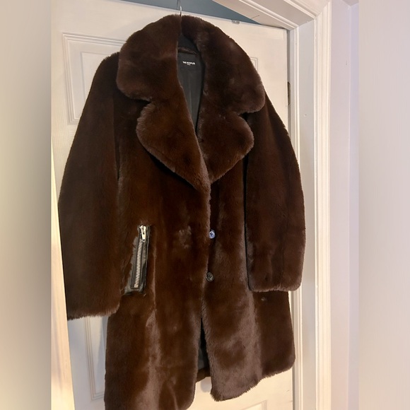 The Kooples (faux) fur coat Brand New with tags! - Picture 1 of 10